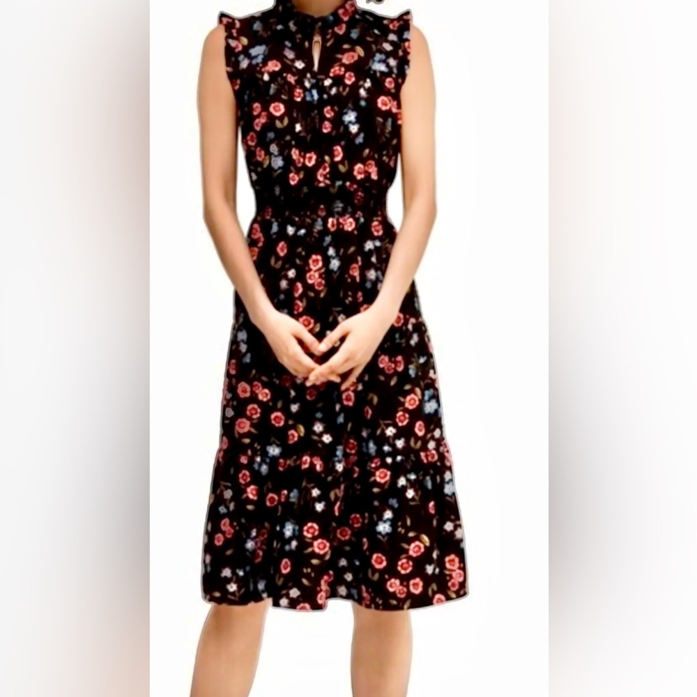 Kate Spade New York Wild Ones Meadow Smocked Waist Dress sz M